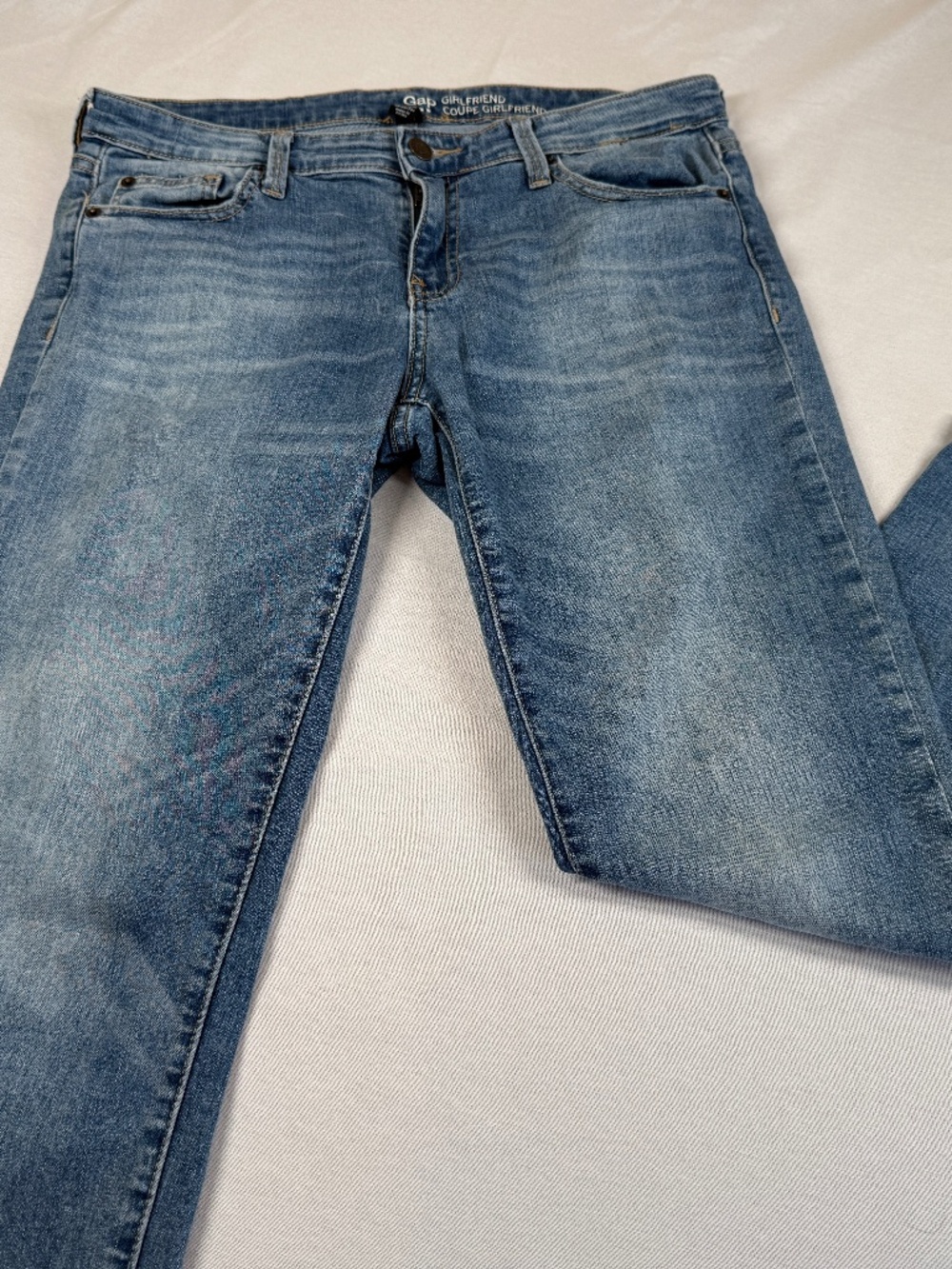 Gap Women's Girlfriend Straight Leg Denim Jeans Size 8